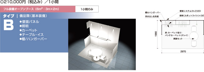 申込みブース　タイプＢ