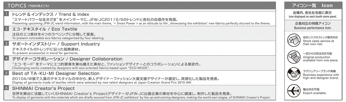 TOPICS アイコン一覧