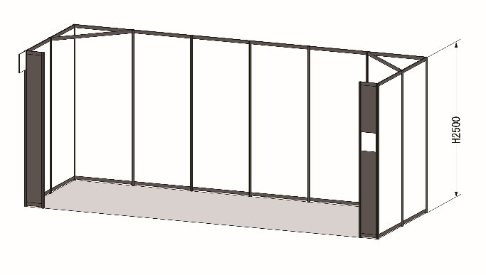 B-2. スタンダードブース【備品なし】 12m²