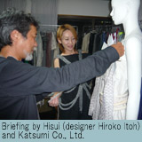 photo_Briefing by Hisui (designer Hiroko Itoh) and Katsumi Co., Ltd.