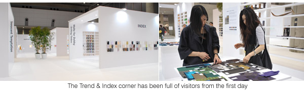 photo_The Trend & Index corner has been full of visitors from the first day