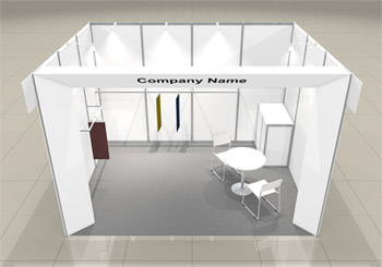 photo_Standard booth- JPY525,000/12sqm(4m×3m) 