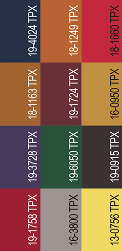 －Many minds, many colours－< Colours >