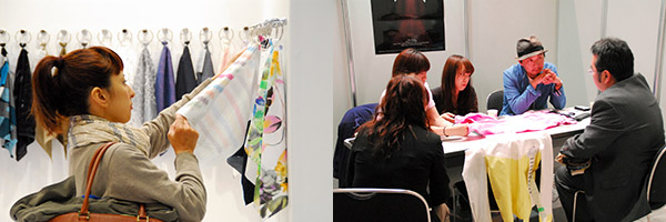 photo_Premium Textile Japan 2014 Spring/Summer Guide to participation in the <Textile Business Negotiation Salon> 01