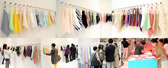photo_Premium Textile Japan 2014Spring/Summer A textile business negotiation salon, supporting business-matching