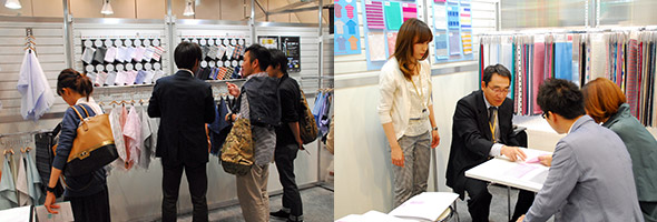 photo_Premium Textile Japan 2015 Spring/Summer Guide to participation in the <Textile Business Negotiation Salon> 03