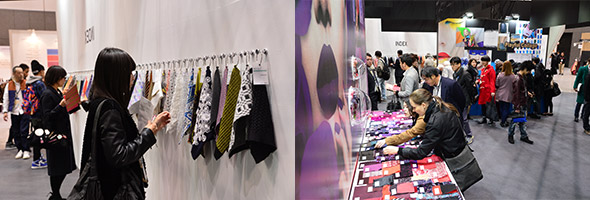 photo_TREND Corner　< Lobby Gallery (B1F) > INDEX Corner　< Entrance area - PTJ & JFW-JC venues >