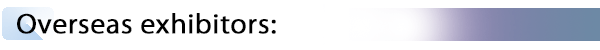 INDEX[4] Overseas exhibitors: