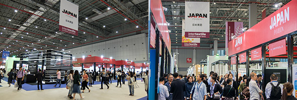 photo_Intertextile Shanghai Apparel Fabrics　Shanghai “Japan Pavilion” 01